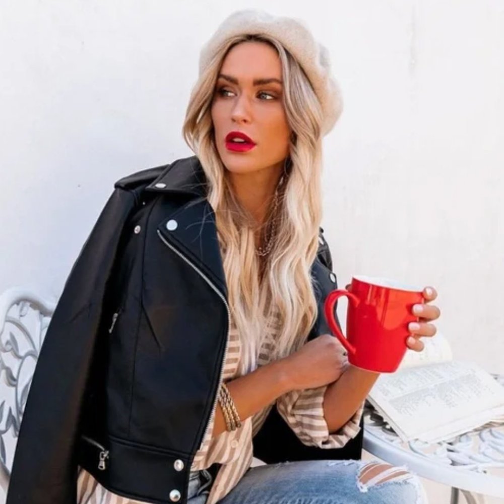 VICI Bonjour Beret - Light Beige - NWOT